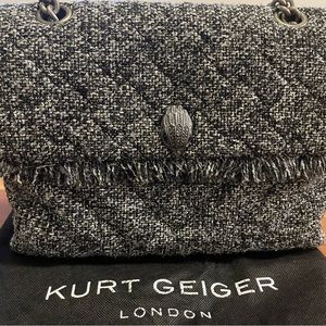 Large Kensington X Tweed Shoulder Bag